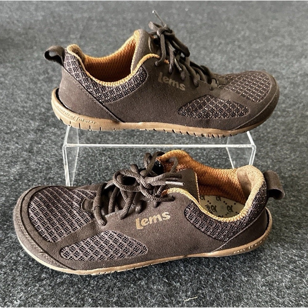 LEMS Primal 2 Minimalist Sneakers Shoes Barefoot Trails Brown Sz 41 M 8.5 W 10.5